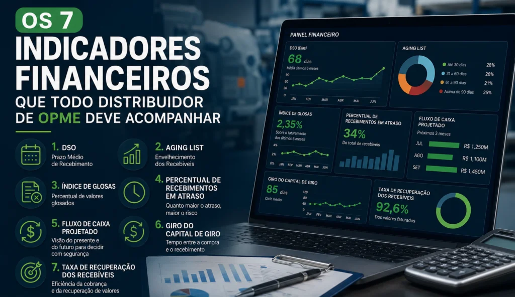 Os 7 indicadores financeiros que todo distribuidor de OPME deve acompanhar
